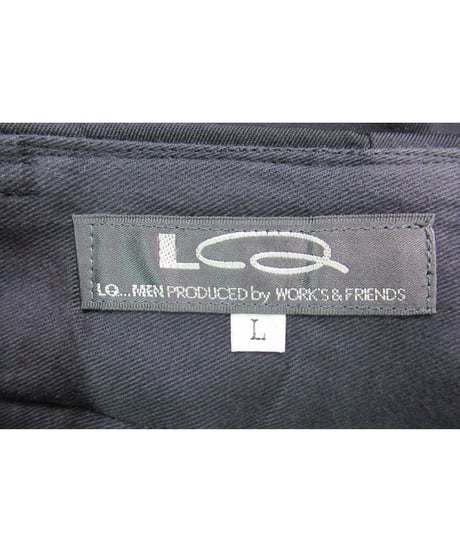 LQ yohjiyamamoto 裾ダブル シンプルワイドパンツ 0363-08-100-98
