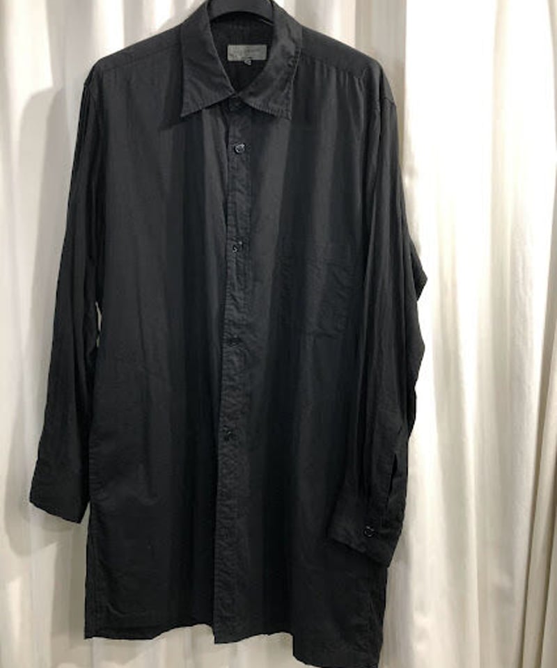 2016AW yohji yamamoto pour homme 黒ブラウス（HR-B04-8