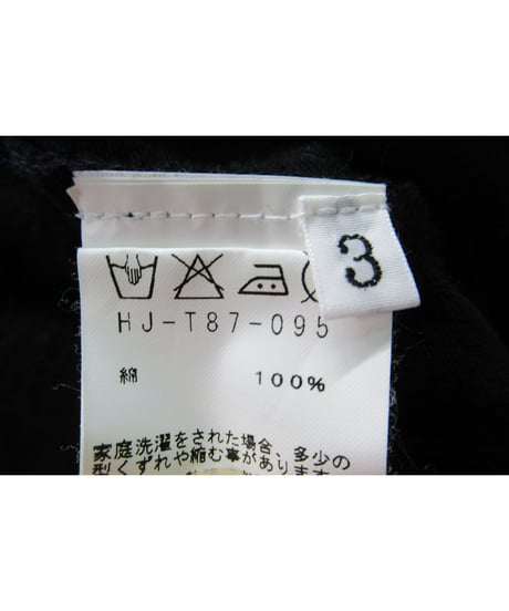 10ss yohji yamamoto pour homme ロゴデザイン 半袖カットソー（HJ-T87-095）