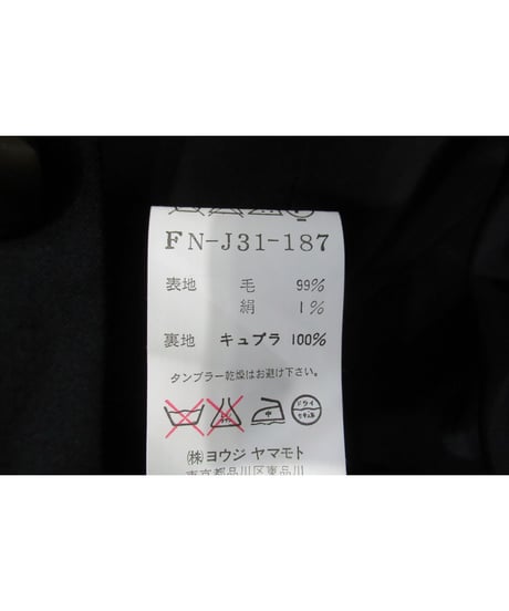 05aw yohji yamamoto femme 黒 BIGボタンデザインジャケット FN-J31-187