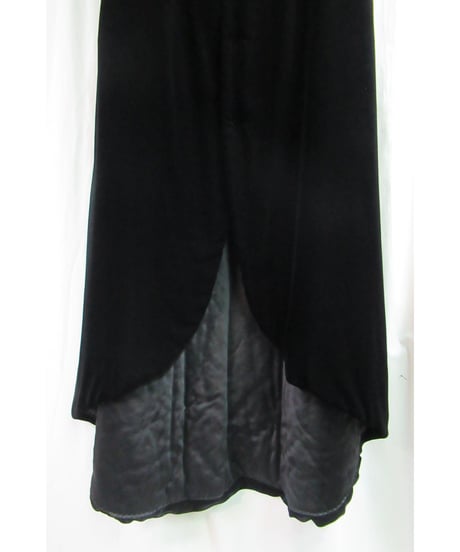 レア 希少 yohji yamamoto +noir ベルベット 中綿入りロングドレス NT-D06-807