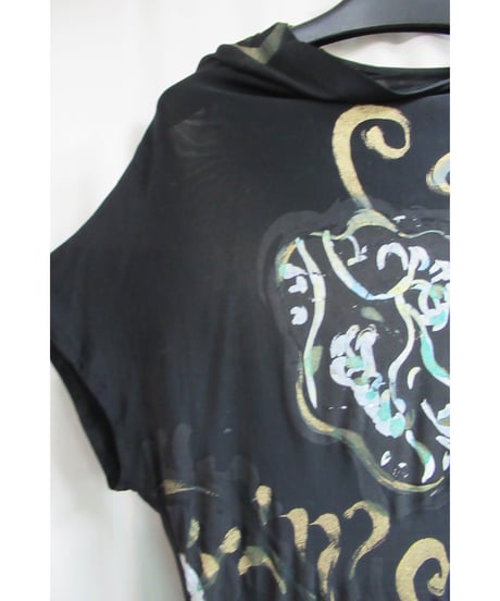 95ss yohji yamamoto femme vintage 花プリントカットソー FB-T13-235
