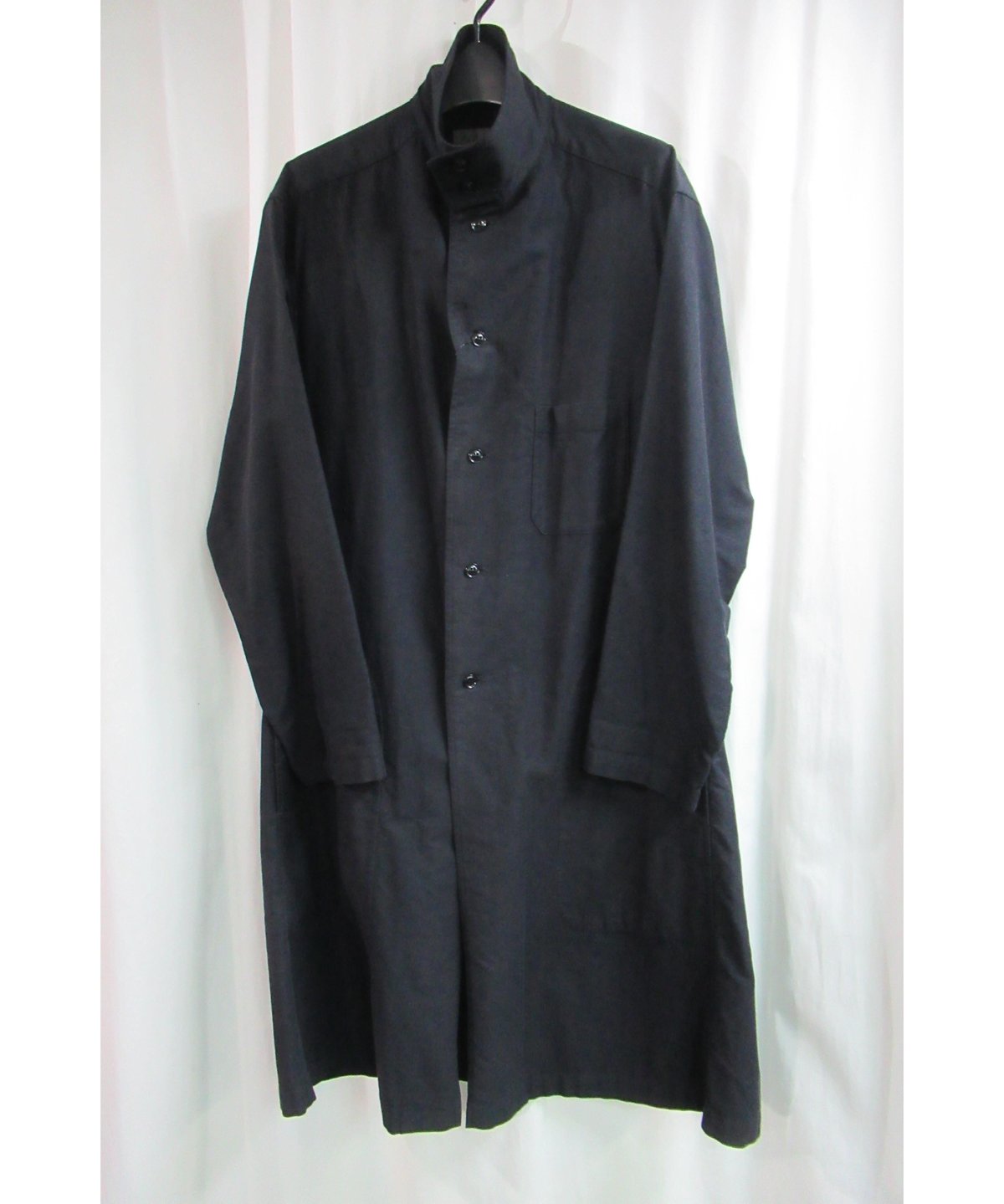 17ss yohji yamamoto pour homme スタンドカラーロングブラウス H 17ss yohji yamamoto pour homme スタンドカラーロングブラウス H