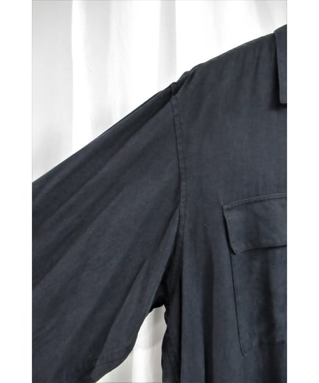 SAMPLE yohji yamamoto pour homme 開襟シンプルブラウス BT-B08-203