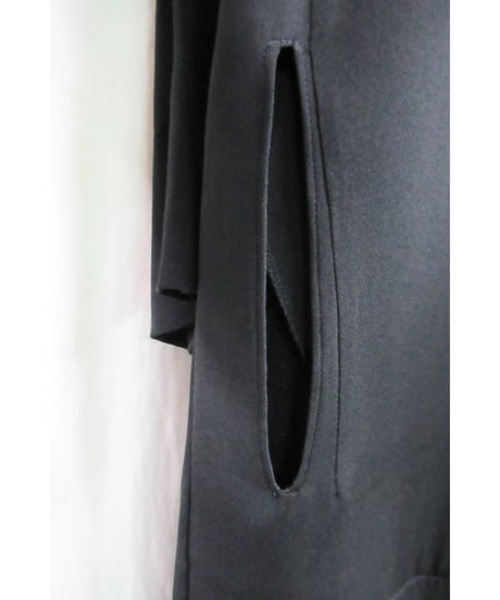 96aw yohji yamamoto femme vintage 素材切り替え デザインロングジャケット FG-J27-403