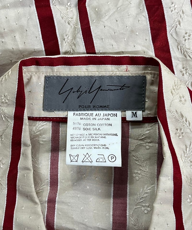 1997SS yohji yamamoto pour homme シャツブルゾン（HU-B29