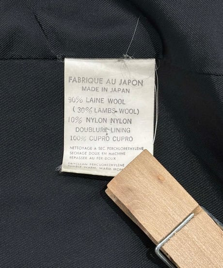 1990AW yohji yamamoto pour homme 丸文字ロゴ vintage ショットブルゾン（H-Y-238xxx）