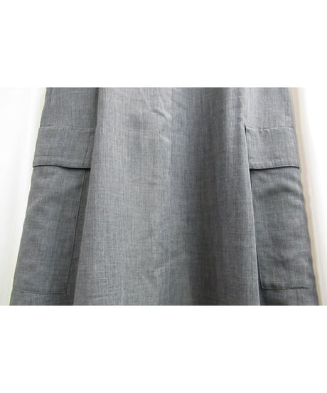 03ss yohji yamamoto femme ノースリーブ ボタンレスデザインジャケット グレー（FQ-J35-118-G）