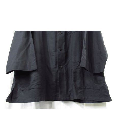 BLACK Scandal yohji yamamoto pour homme ラグランスリーブデザイン コットンブラウス（HR-B12-005）