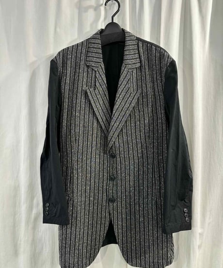 美品 2017AW yohji yamamoto pour homme 3ボタン切替ジャケット（HK-J54-816）