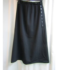Y's yohji yamamoto ボタンデザインAラインスカート YL-S56-100