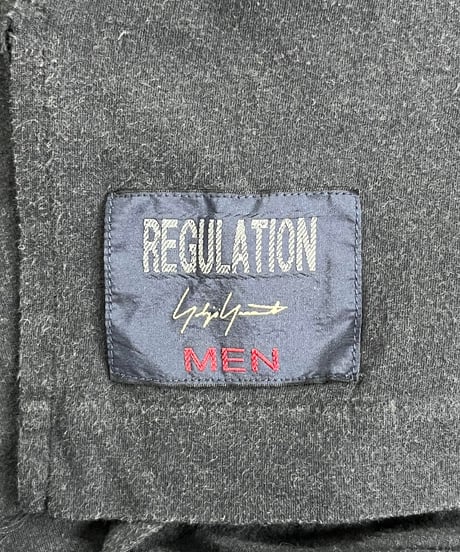 2018SS REGULATION yohji yamamoto MEN ナナメハギ半袖Tシャツ（HW-T55-274）