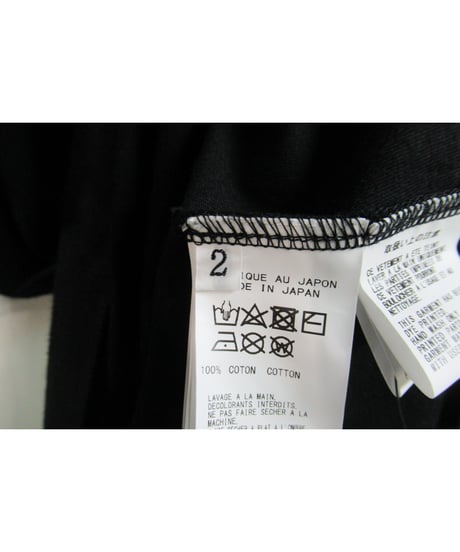 20aw B yohji yamamoto +noir 黒 【B】半袖 プリントカットソー NR-T60-077