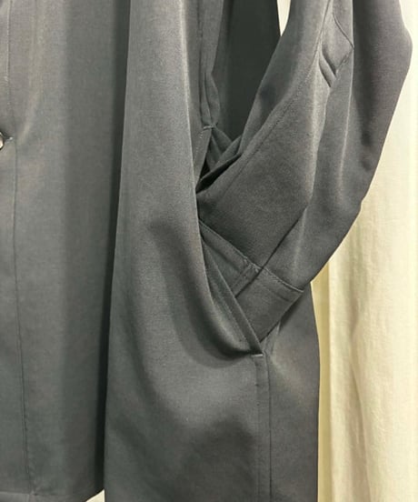 2018SS yohji yamamoto pour homme シンプルロングブラウス（HW-B46-100）