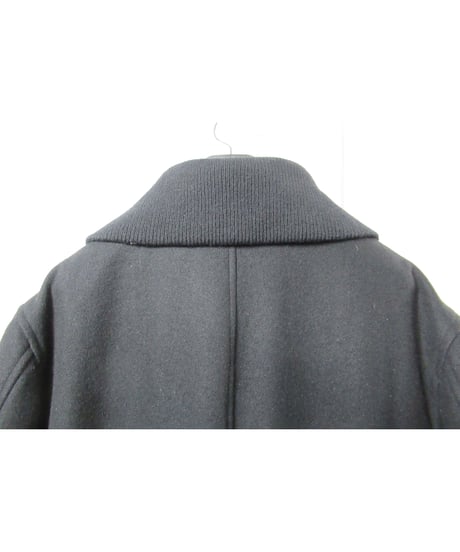 90’s Y’s for men yohji yamamoto pour homme vintage 襟リブニット切替えデザイン ロングコート （MG-C04-119）