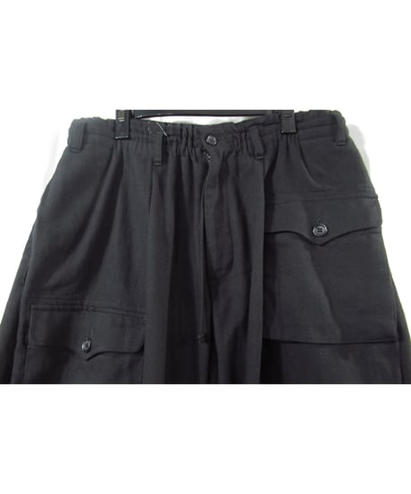 21ss yohji yamamoto pour homme コットン ポケットデザイン ミリタリーパンツ（HD-P77-032）