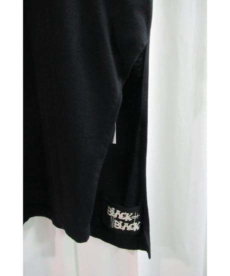 17ss BLACK and BLACK yohji yamamoto +noir  バックプリントデザインカットソー ND-T60-074