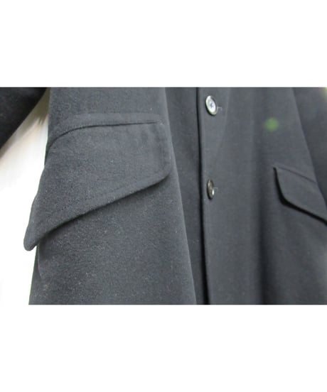 99aw yohji yamamoto pour homme vintage フラップポケットデザイン ステンカラーロングコート（HN-C10-140）