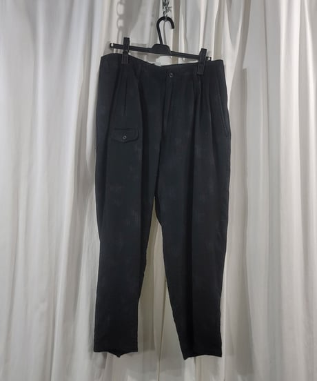 19aw BLACK Scandal yohji yamamoto pour homme ジャガードミリタリーパンツ （HC-P17-107）