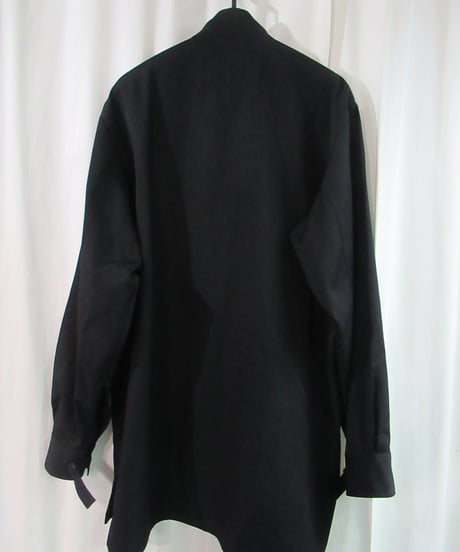 16ss yohji yamamoto pour homme REPLICA 1991-1992AW スタンドカラーシャツジャケット H0-B55-104