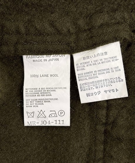 未使用 Y's for men yohji yamamoto 3釦デザインジャケット（MR-J04-111-1）