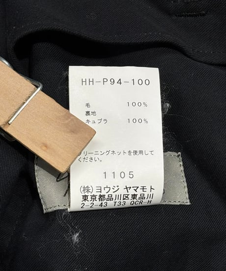 2019SS yohji yamamoto pour homme 紐パンツ（HH-P94-100）