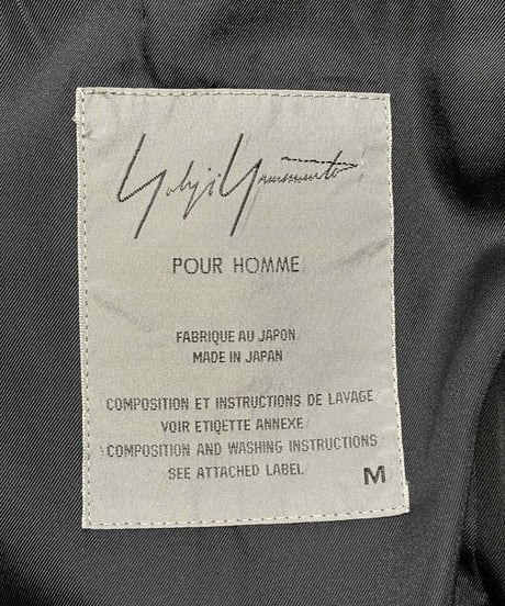 1995AW yohji yamamoto pour homme vintage ジャケット（HE-J24-129）