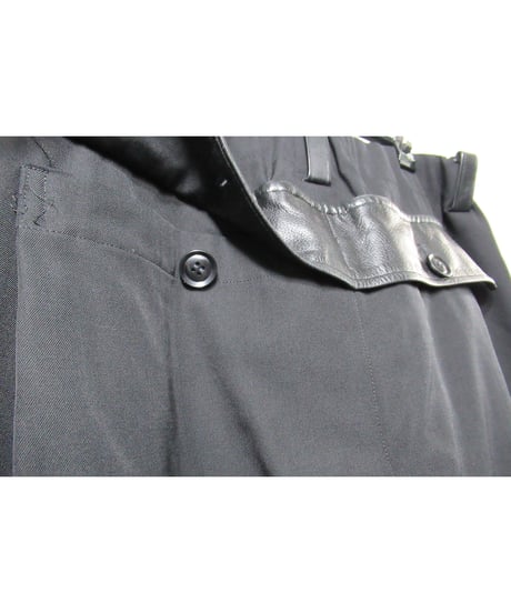 96aw yohji yamamoto pour homme vintage バックポケットデザイン テーパードパンツ（HG-P38-806）