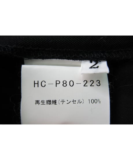 19aw BLACK Scandal yohji yamamoto pour homme 16タック バルーンパンツ（HC-P80-223）
