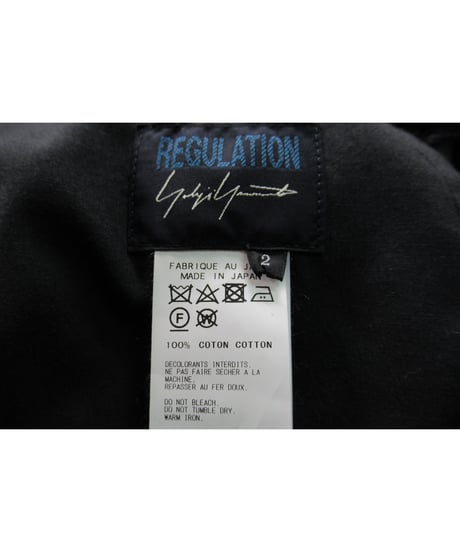 REGULATION yohji yamamoto femme コットン プリーツスカート（FE-S52-002）