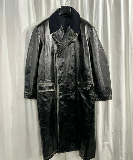 1990's yohji yamamoto pour homme vintage サンプルレザーコート（H-C-250xxx）