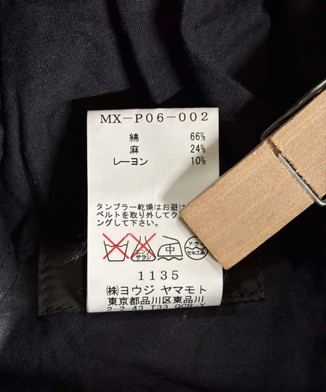 Y's yohji yamamoto オーバーオール（MX-P06-002）