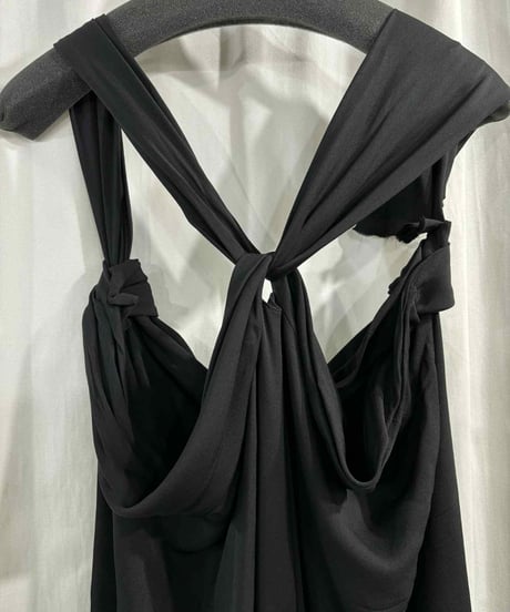 yohji yamamoto +NOIR シルクドレス（NR-D07-402）