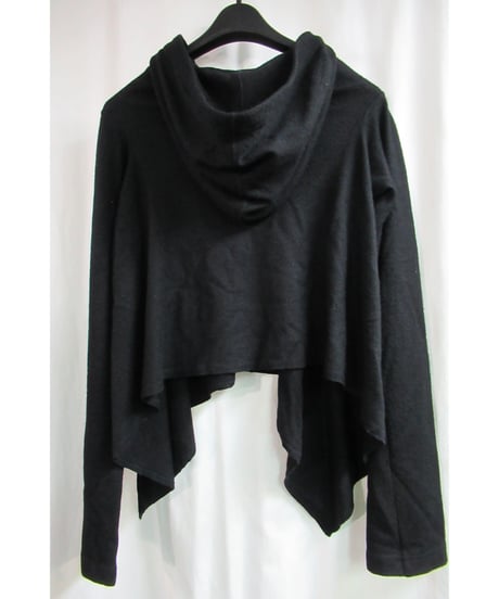 AD2009 COMME des GARCONS フード付 変形ショートプルオーバー GD-T017