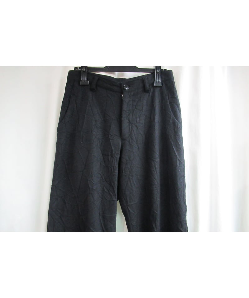 Y's ワイズ シワ加工パンツ グレー ヨウジヤマモト 【公式通販】