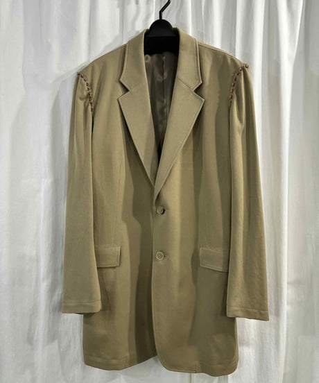 美品 2017AW yohji yamamoto pour homme ２ボタンジャケット（HK-J55-147）