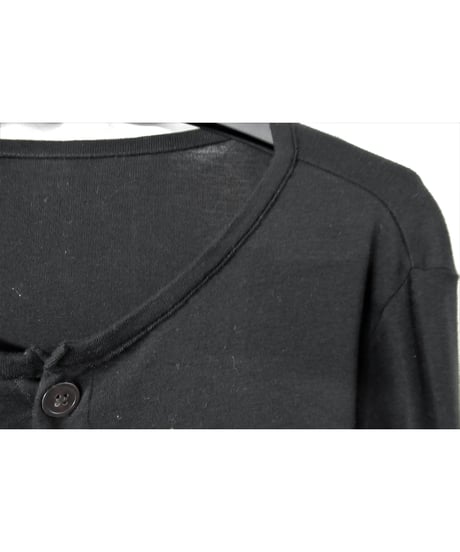 Y's yohji yamamoto アシメトリーデザイン カットソーカーディガン YE-T72-060