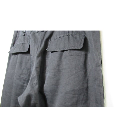 09ss yohji yamamoto pour homme バックフラップポケットデザイン テーパードパンツ（HV-P23-301）