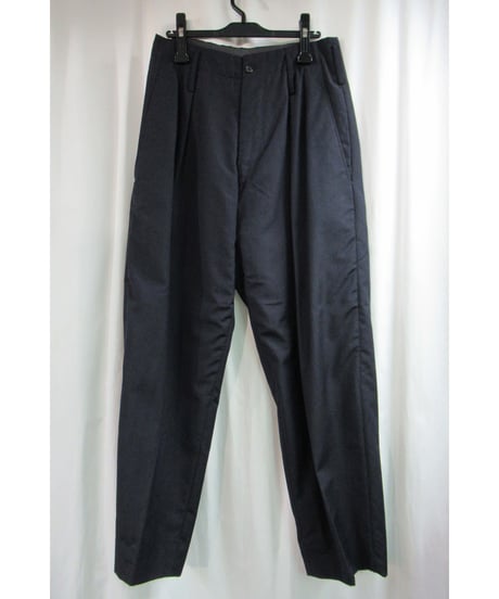1987AW  yohji yamamoto pour homme vintage 紺 コサージュストライプセットアップ