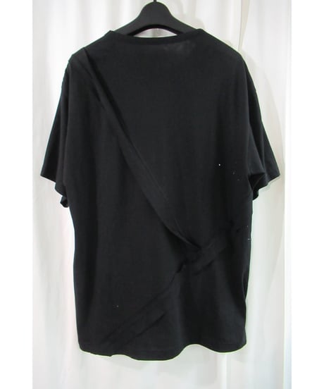 19aw B yohji yamamoto 半袖 断ち切りデザインプリントカットソー NC-T67-082