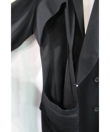 未使用 19ss yohji yamamoto pour homme カッティングデザインロングジャケット HH-J14-100