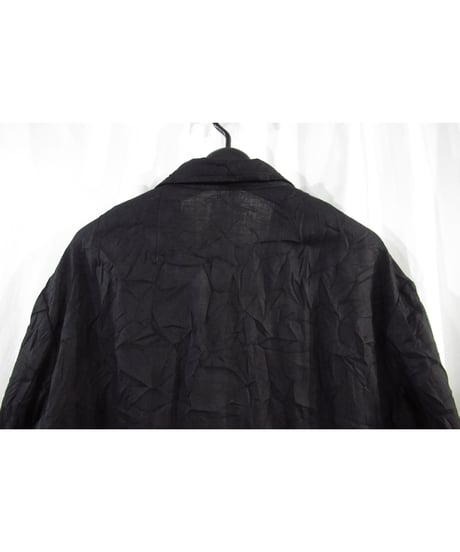 19ss yohji yamamoto pour homme シワ加工 麻混 コットンジャケット（HH-J07-004）