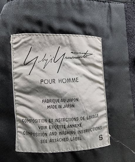 91AW yohji yamamoto pour homme 紺 6.1THE MEN ミリタリージャケット  (H-J-4)