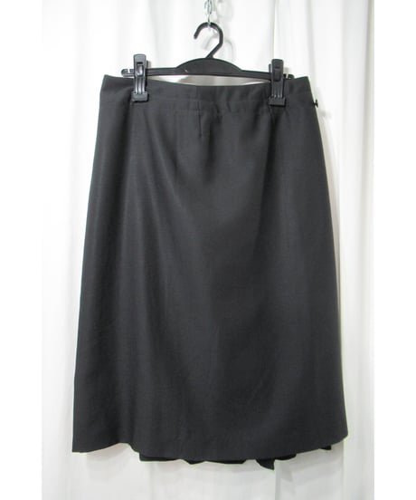 yohji yamamoto femme プリーツデザイン 巻きスカート（FR-S26-126）