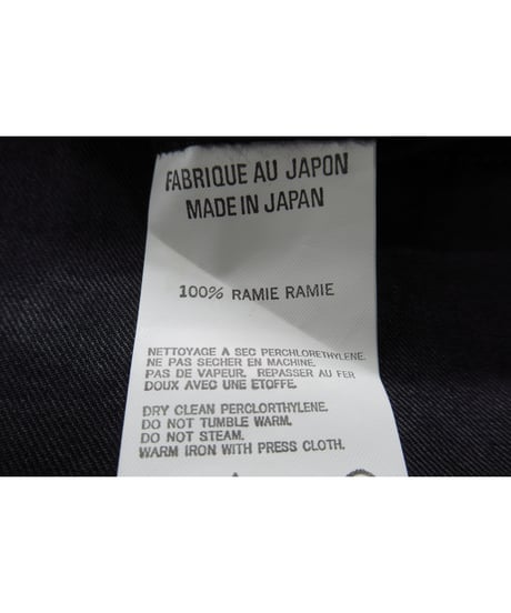 yohji yamamoto pour homme フラップポケットデザイン 麻ジャケット（HZ-J34-349）