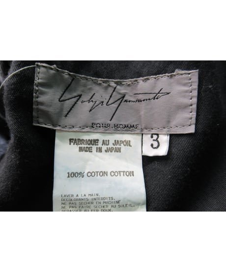 04ss yohji yamamoto pour homme 2way デニム ラップパンツ（HZ-P32-030）