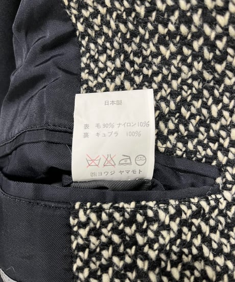 yohji yamamoto pourhomme 5釦　ツィ－ドジャケット（H-J01-001)