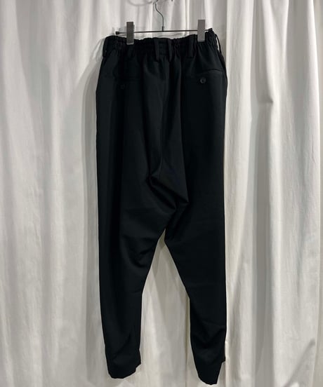 2021SS yohji yamamoto pour homme シワギャバ ゴム紐パンツ（HD-P53-100）