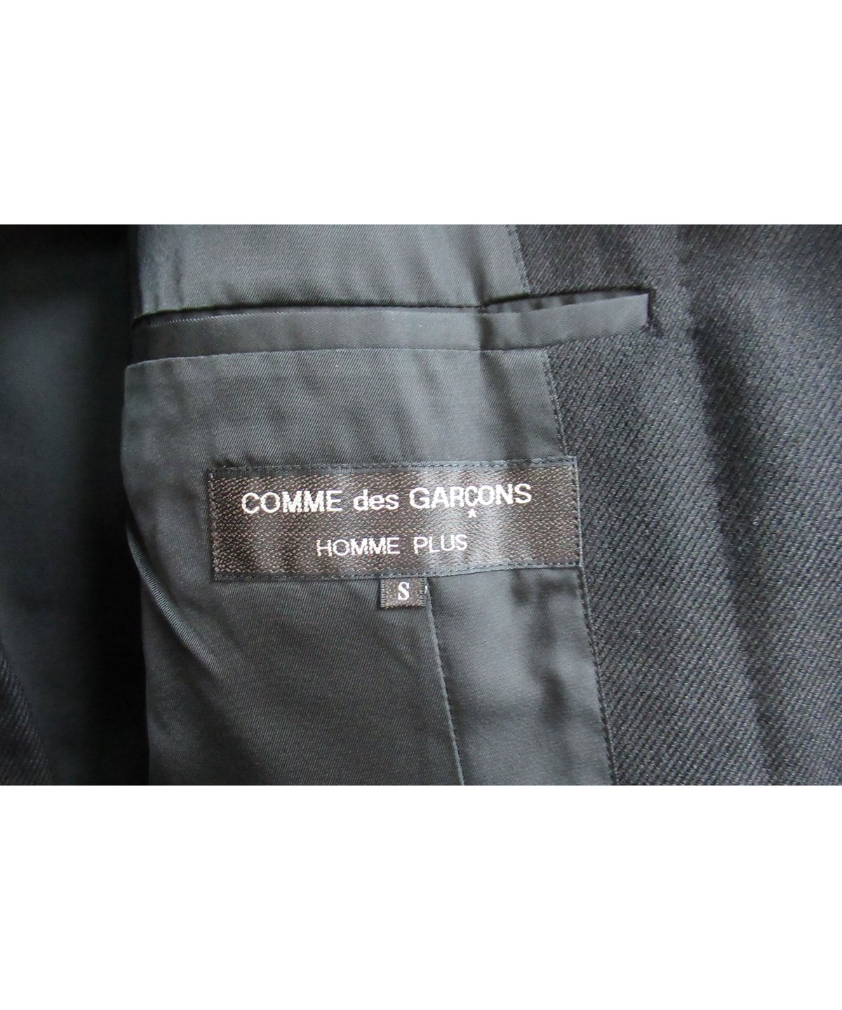 AD1990 COMME des GARCONS HOMME PLUS 裾デザインテーラードジ AD1990 COMME des GARCONS HOMME PLUS 裾デザインテーラードジ