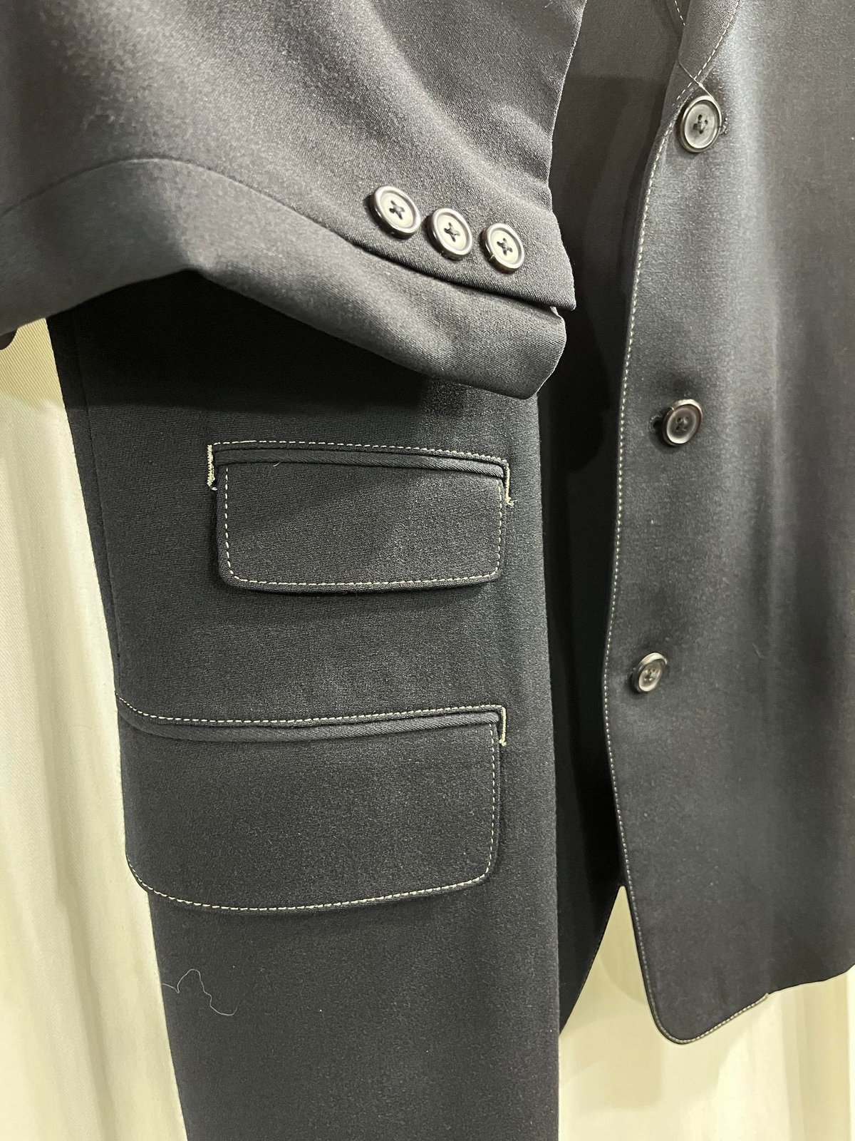 Y’s for men / 21AW/テーラードジャケット/M/ウール/BLK/無地/MX-J29-101 Y's for men yohji yamamoto 3釦テーラードジャケット（MI-J01-